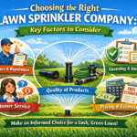 Choosing the Right Lawn Sprinkler Company: Key Factors To Consider
